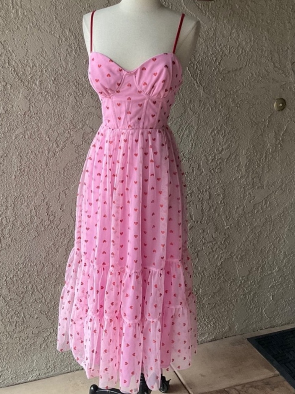 Betsey Johnson Tulle Heart Dress